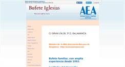 Desktop Screenshot of abogadossalamanca.org